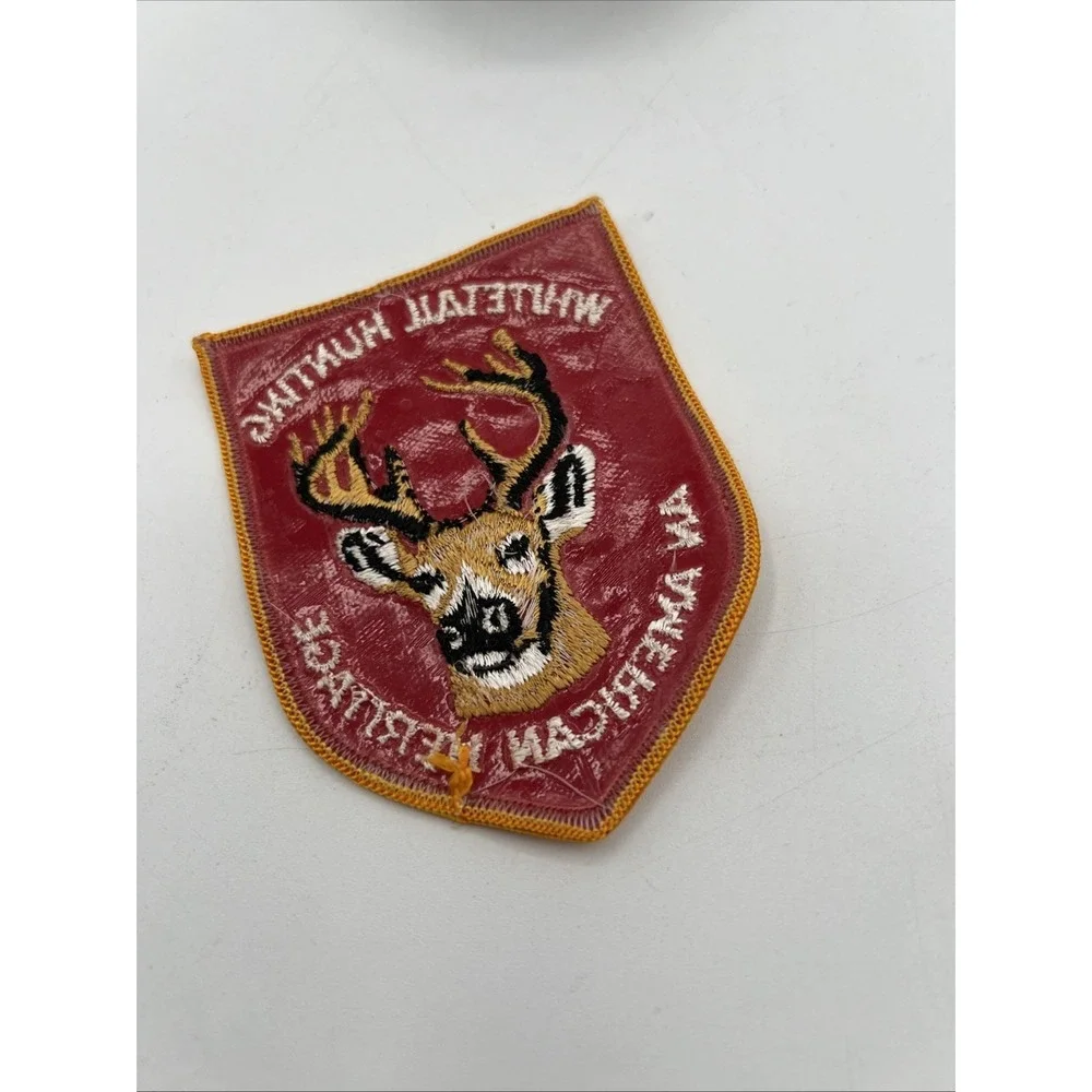 Hunting Patch White Tail Deer Vintage